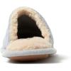 Dearfoams Women’s Novelty Scuff with Eye Mask Slipper(Grey)
