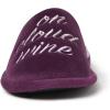 Dearfoams Women’s Novelty Scuff with Eye Mask Slipper(Wine (Cloud Wine))