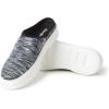 Dearfoams Womens Original Comfort Annie Clog Sneaker(Black Heather)