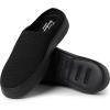 Dearfoams Womens Original Comfort Annie Clog Sneaker(Black/Black)