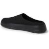 Dearfoams Womens Original Comfort Annie Clog Sneaker(Black/Black)