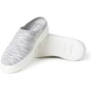 Dearfoams Womens Original Comfort Annie Clog Sneaker(Light Grey Heather)