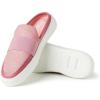 Dearfoams Womens Original Comfort Annie Clog Sneaker(Pink Banded)