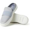 Dearfoams Womens Original Comfort Annie Clog Sneaker(Sleet Banded)