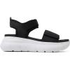 Dearfoams Women’s Platform Lightweight Adjustable Odell Wedge Sandal(Black)