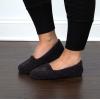 Dearfoams Women’s Rebecca Soft Memory Foam Lightweight House Shoes Cozy Loafer with Warm Lining and Wide Widths Slipper(Aubergine Chenille)
