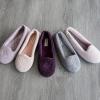 Dearfoams Women’s Rebecca Soft Memory Foam Lightweight House Shoes Cozy Loafer with Warm Lining and Wide Widths Slipper(Dusty Pink Chenille)