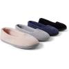 Dearfoams Women’s Rebecca Soft Memory Foam Lightweight House Shoes Cozy Loafer with Warm Lining and Wide Widths Slipper(Peacoat Chenille)