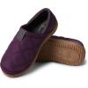 Dearfoams Women’s River Closed Back Memory Foam Energy Return Slipper(Aubergine)