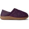 Dearfoams Women’s River Closed Back Memory Foam Energy Return Slipper(Aubergine)