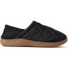 Dearfoams Women’s River Closed Back Memory Foam Energy Return Slipper(Black)