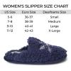 Dearfoams Women’s Shay Giftable Holiday Themed Novelty Scuff Slipper(Snowflake)