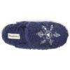 Dearfoams Women’s Shay Giftable Holiday Themed Novelty Scuff Slipper(Snowflake)