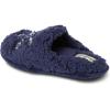 Dearfoams Women’s Shay Giftable Holiday Themed Novelty Scuff Slipper(Snowflake)