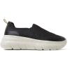 Dearfoams Women’s Slip On Lightweight Casual Energy Return Crimson Sneaker(Black)