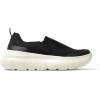 Dearfoams Women’s Slip On Lightweight Casual Energy Return Crimson Sneaker(Black Knit)