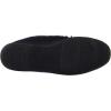 Dearfoams Women’s Wool Moccasin with Tie Slipper(Navy Blazer)