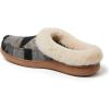 Dearfoams mens Baro Indoor Outdoor House Shoe Memeory Foam Clog(Grey Combo)