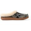 Dearfoams mens Baro Indoor Outdoor House Shoe Memeory Foam Clog(Grey Combo)