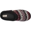 Dearfoams mens Breathable Memory Foam Asher Clog House Shoe(Black Multi)