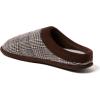 Dearfoams mens Breathable Memory Foam Asher Clog House Shoe(Coffee)