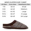 Dearfoams mens Breathable Memory Foam Asher Clog House Shoe(Coffee)