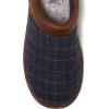 Dearfoams mens Breathable Memory Foam Asher Clog House Shoe(Navy)