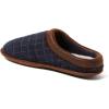 Dearfoams mens Breathable Memory Foam Asher Clog House Shoe(Navy)