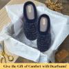 Dearfoams mens Breathable Memory Foam Asher Clog House Shoe(Navy Knit)