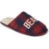 Dearfoams mens Funny Ugly Christmas Sweater Holiday Scuff Slipper(Beard Season)