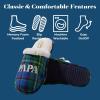 Dearfoams mens Gifts for Dad Funny Fathers Day Papa Bear Slipper(Green Plaid)