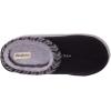 Dearfoams mens Warner Indoor/Outdoor Memory Foam Comfort Clog(Black)