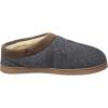 Dearfoams mens Warner Indoor/Outdoor Memory Foam Comfort Clog(Grey)