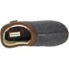 Dearfoams mens Warner Indoor/Outdoor Memory Foam Comfort Clog(Grey)