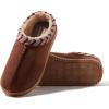 Dearfoams mens Warner Indoor/Outdoor Memory Foam Comfort Clog(Potting Soil)