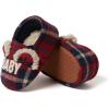 Dearfoams unisex-baby Gifts for Kids Matching Christmas Holiday Lil Bear and Baby Bear(Baby Bear Peacoat)