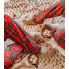 Dearfoams unisex-baby Matching Family Holiday Christmas Reindeer & Turkey Scuff(Baby Reindeer)