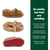Dearfoams unisex-child Gifts for Kids Matching Christmas Holiday Lil Bear and Baby Bear(Furry Teddy)
