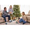 Dearfoams unisex-child Gifts for Kids Matching Christmas Holiday Lil Bear and Baby Bear(Green Plaid Lil Bear)