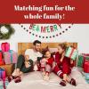Dearfoams unisex-child Gifts for Kids Matching Christmas Holiday Lil Bear and Baby Bear(Lil Bear Buffalo Plaid)