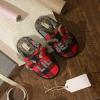 Dearfoams unisex-child Gifts for Kids Matching Christmas Holiday Lil Bear and Baby Bear(Lil Bear Furry Plaid)