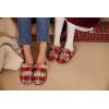 Dearfoams unisex-child Gifts for Kids Matching Christmas Holiday Lil Bear and Baby Bear(Lil Bear Red/Blue Plaid)
