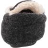 Dearfoams unisex-child Hunter Boys Multi-fab Bootie W Pile T(Black Solid)