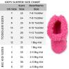 Dearfoams unisex-child Tate Washable Fuzzy Bootie(Paradise Pink)