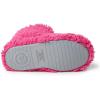 Dearfoams unisex-child Tate Washable Fuzzy Bootie(Paradise Pink)