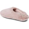 Dearfoams unisex-child Washable Brin Pile ScuffSlipper(Pale Mauve)