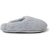 Dearfoams unisex-child Washable Brin Pile ScuffSlipper(Sleet)