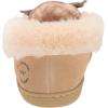 Dearfoams womens Bethany Genuine Suede Moccasin(Desert)