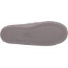 Dearfoams womens Bethany Genuine Suede Moccasin(Medium Grey)