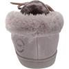 Dearfoams womens Bethany Genuine Suede Moccasin(Medium Grey)